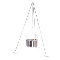 HKM-418387 Durable Aluminium Alloy Tripod Cooking Stand for Outdoor Camping and Picnics