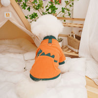 HKM-418451 Cozy Polar Fleece Pet Clothing for Cats and Dogs in Light Purple, Dark Green, Orange Red - Sizes S to XXL