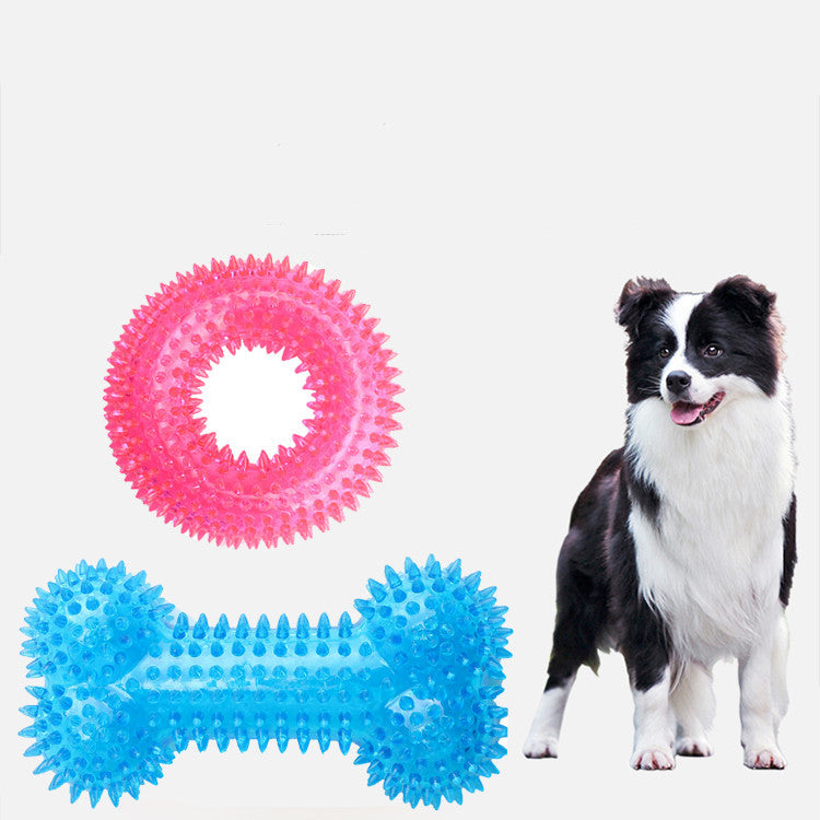 HKM-4184637 Durable Dog Toy – Bite-resistant Molar Bone Made of Food-grade TPR Material