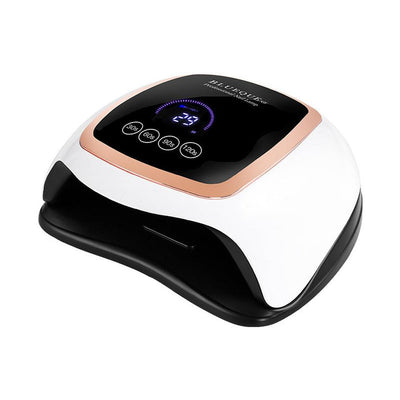 HKM-418515 BLUEQUE V3 UV/LED Nail Lamp with 42 Gold Wire Beads, ABS Plastic, 168W Power, 365 + 405 nm Wavelength