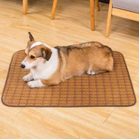 HKM-4185661 Summer Pet Cooling Mat for Dogs - Rattan Fiber, Available in Multiple Sizes