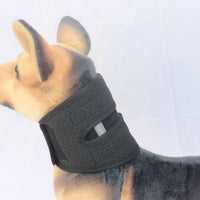HKM-4185789 Cervical Support Neck Brace for Dogs ¨C Breathable Fabric with Reflective Safety Strips, Multi-Size Options for Recovery