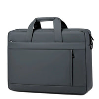 HKM-418579 Waterproof Leather Laptop Sling Shoulder Bag for Men