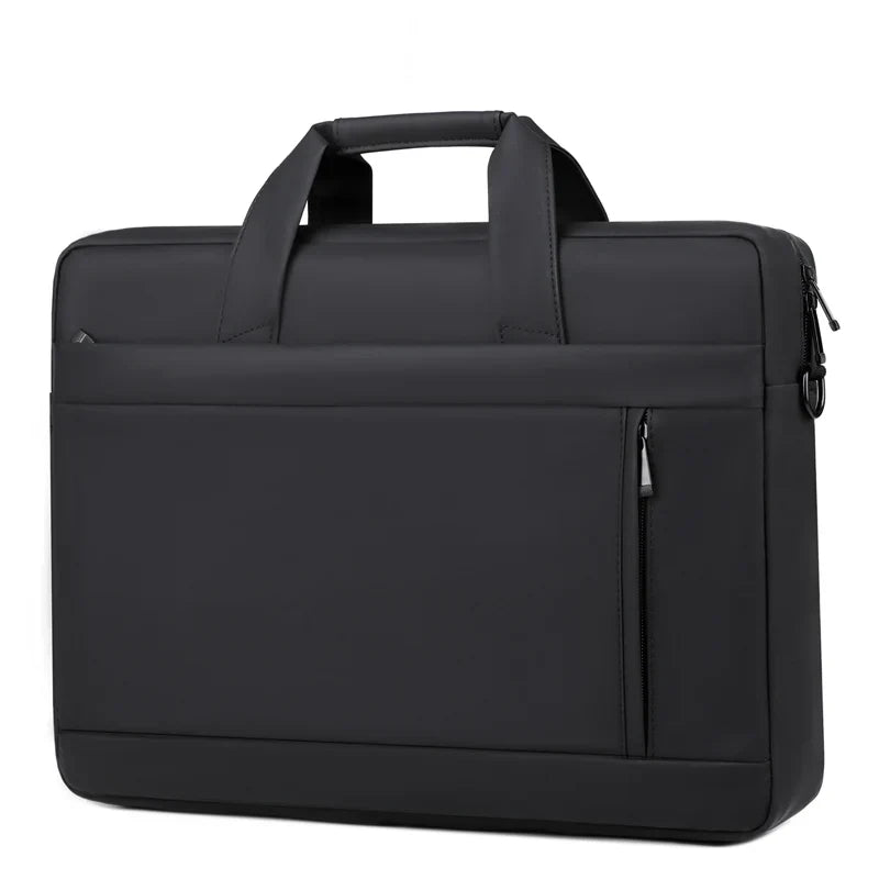 HKM-418579 Waterproof Leather Laptop Sling Shoulder Bag for Men