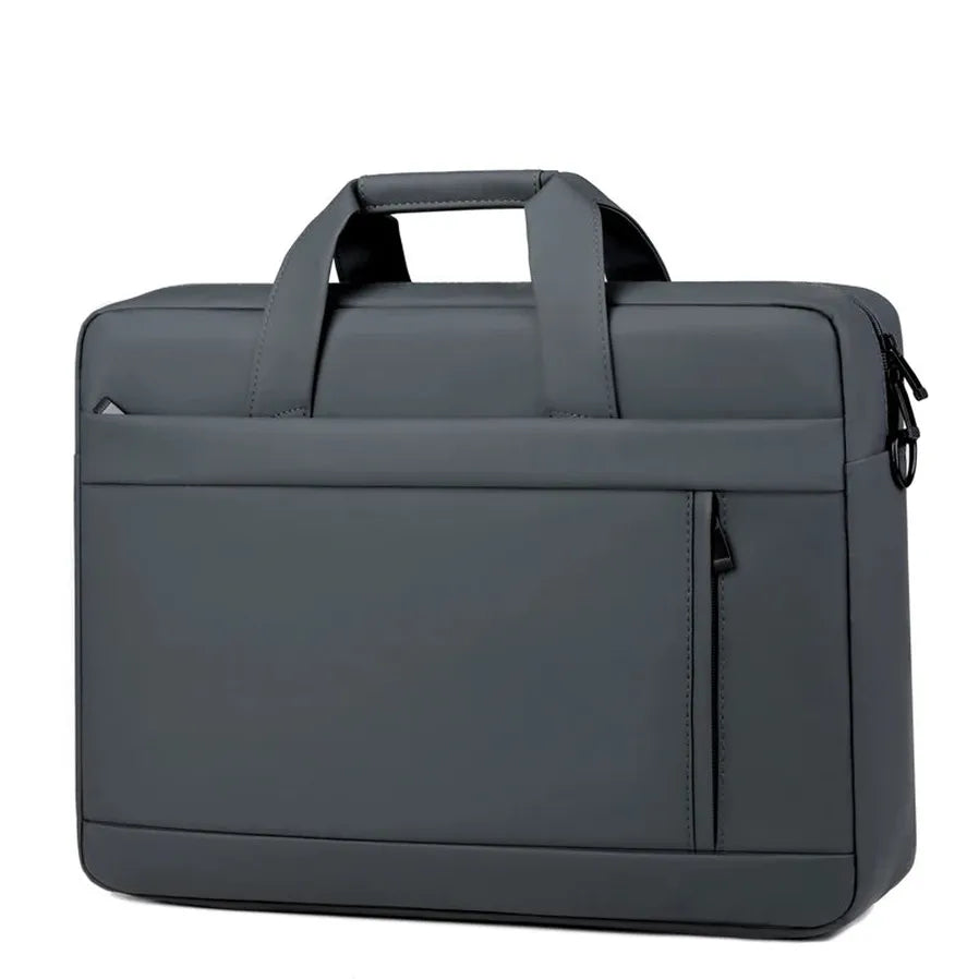 HKM-418579 Waterproof Leather Laptop Sling Shoulder Bag for Men