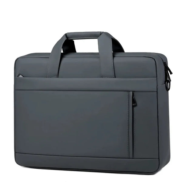 HKM-418579 Waterproof Leather Laptop Sling Shoulder Bag for Men