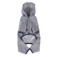HKM-4186173 Trendy Waterproof Raincoat for Dogs - Casual Pet Clothing in Red, Green, Gray, Sizes S-XXL