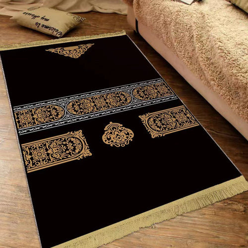 HKM-418707 Versatile Bedside & Coffee Table Blanket, Wear-Resistant Non-Slip Polyester Fiber Mat