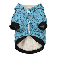HKM-4188221 Cozy Cotton Wool Clothing for Small Dogs in Yellow