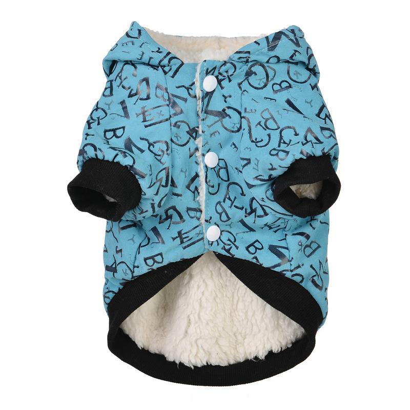 HKM-4188221 Cozy Cotton Wool Clothing for Small Dogs in Yellow
