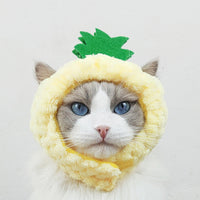HKM-4188605 Pineapple Cat Hat Warm Puppet Headdress for Small Pets