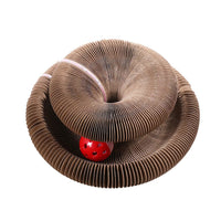HKM-4189757 Changeable Magnetic Cat Scratch Board with Corrugated Paper and Trackball Features