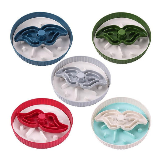 HKM-419027 Interactive Pet Feeding Mat - Rotating Game Board with Anti-Choke Silica Gel Pad