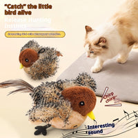 HKM-4191037 Inductive Magpie Self-Entertaining Plush Cat Toy - Flapping Options Available