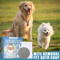 HKM-4191421 Pet Mite Removal Soap for Dogs and Cats with Foaming Ball and Cleaning Net