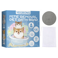 HKM-4191421 Pet Mite Removal Soap for Dogs and Cats with Foaming Ball and Cleaning Net