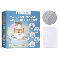 HKM-4191421 Pet Mite Removal Soap for Dogs and Cats with Foaming Ball and Cleaning Net