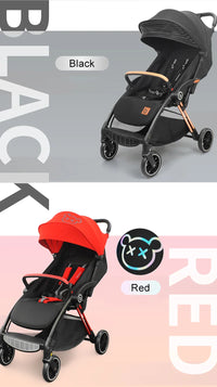 HKM-419219 Compact 2 in 1 Folding Travel Baby Stroller and Walker for Easy Transportation