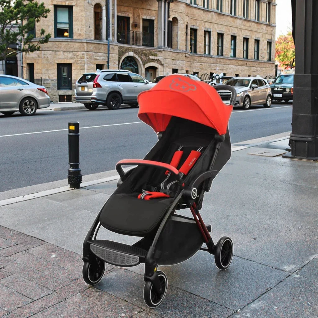 HKM-419219 Compact 2 in 1 Folding Travel Baby Stroller and Walker for Easy Transportation