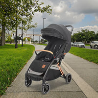 HKM-419219 Compact 2 in 1 Folding Travel Baby Stroller and Walker for Easy Transportation