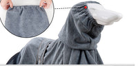 HKM-4193725 Cotton Terry Cloth Pet Bathrobe - Highly Absorbent Dog Towel for All Breeds