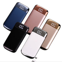 HKM-419411 Multi-Output Power Bank with Display - Available in Pink, Black, White, Gold, and Blue