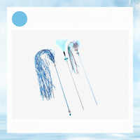 HKM-4194365 Colorful Self-Healing Cat Feather Stick Set for Interactive Play and Entertainment
