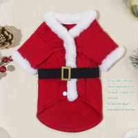 HKM-4195133 Cozy Red Christmas Pet Apparel for Cats and Dogs in Multiple Sizes