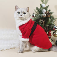 HKM-4195133 Cozy Red Christmas Pet Apparel for Cats and Dogs in Multiple Sizes