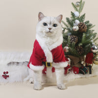 HKM-4195133 Cozy Red Christmas Pet Apparel for Cats and Dogs in Multiple Sizes