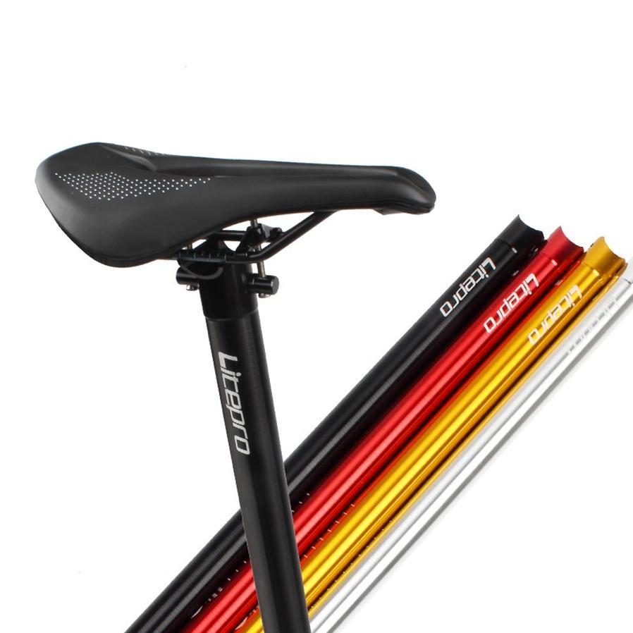 HKM-419539 Lightweight Black Bike Seat Post for Enhanced Comfort and Performance