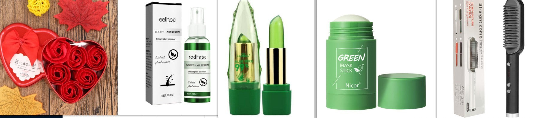 HKM-419603 2-In-1 Hair Straightener and Curling Comb with Intelligent Temperature Control and Anti-Scald Design