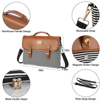 HKM-419731 Cute 15.6 Inch Women's Laptop Bag - Stylish Computer Handbag for Work and Daily Use