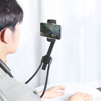 HKM-419731 Neck Hanging Lazy Phone Holder for Comfortable Viewing of Devices Under 6.3 Inches