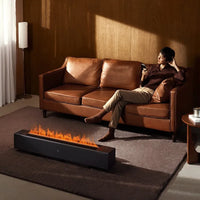 HKM-419795 Graphene Baseboard Electric Heater with Simulated Flame, Digital Control, and Rapid Heating for 30m² Spaces