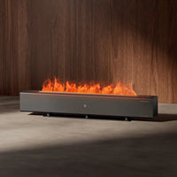 HKM-419795 Graphene Baseboard Electric Heater with Simulated Flame, Digital Control, and Rapid Heating for 30m² Spaces