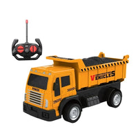 HKM-419987 4WD Remote Control Truck - EPT473533 Yellow RC Car Toy for Kids Ages 2-7
