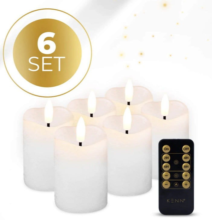 HKM-419987 Realistic 3D LED Votive Candle - Ideal for Home Decor and Events