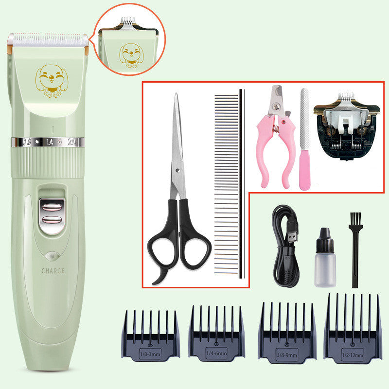 HKM-4200893 Electric Clippers for Pets - Versatile Grooming Tools for Dogs, Cats, and Rabbits with Multiple Blade Options