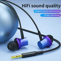 HKM-420179 Metal Wired 3.5mm In-Ear Earbuds for Mobile Phones and Devices