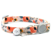 HKM-4202685 Floral Nylon Pet Triangular Scarf Collar - Adjustable for Small Pets