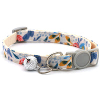 HKM-4202685 Floral Nylon Pet Triangular Scarf Collar - Adjustable for Small Pets