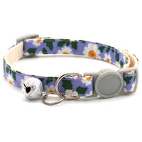 HKM-4202685 Floral Nylon Pet Triangular Scarf Collar - Adjustable for Small Pets