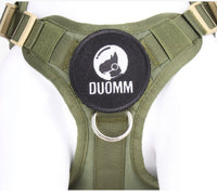HKM-4204349 Large Tactical Oxford Dog Vest for Chest and Back Support - Adjustable Fit, Lightweight and Durable