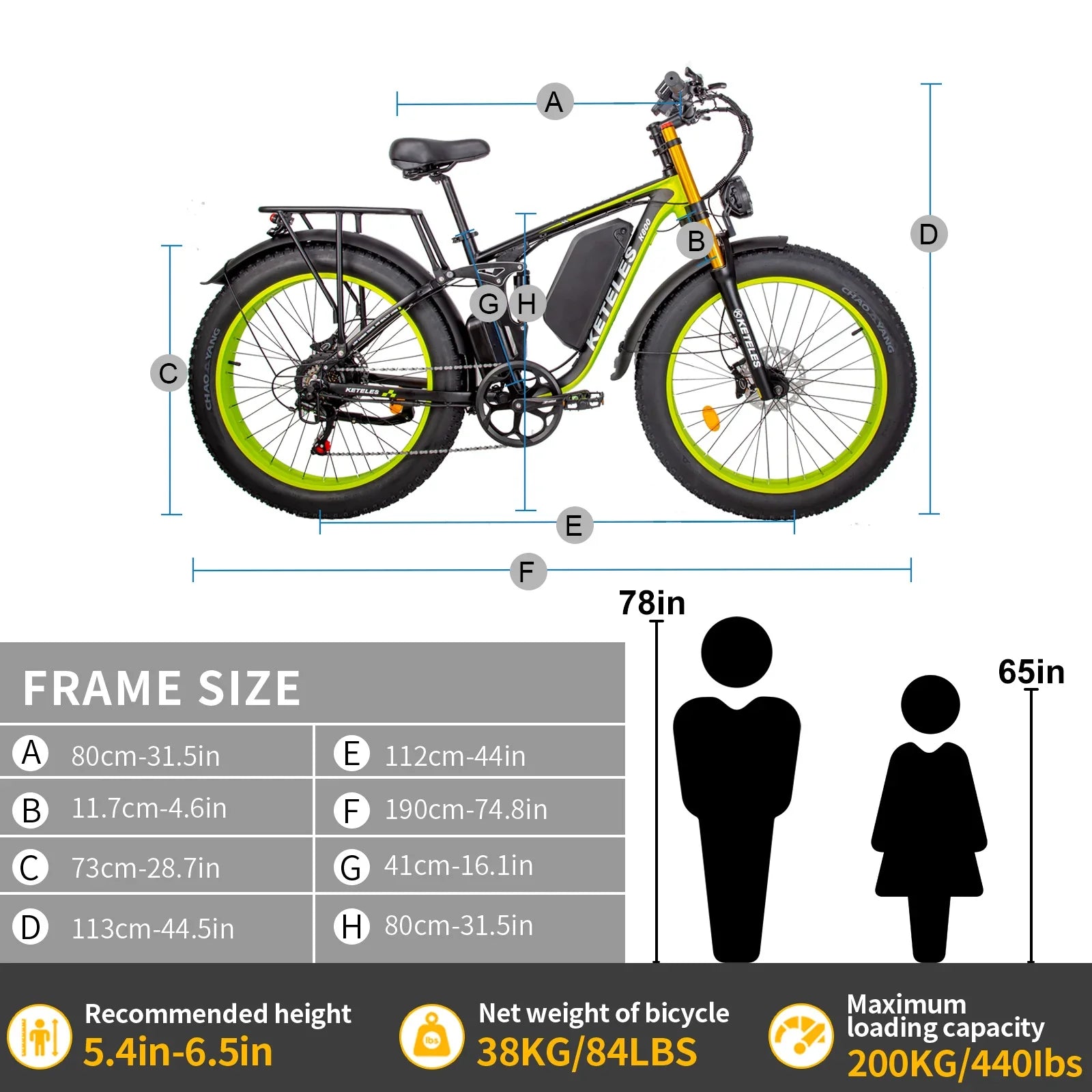 HKM-420499 Full Suspension Electric Bike - 48V 1000W Motor, 18Ah, 26 Inch Fat Tires, Shimano 7-Speed, Hydraulic Disc Brakes