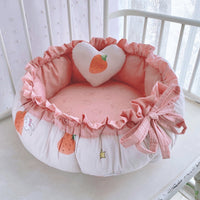 HKM-4205117 Small Dog and Cat Kennel - Soft Cotton Pet Bed with Elastic Filling and Easy Care