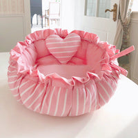 HKM-4205117 Small Dog and Cat Kennel - Soft Cotton Pet Bed with Elastic Filling and Easy Care