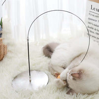 HKM-4205885 Cat Stick Sucker Tumbler with 180° Rebound and Durable Metal Base