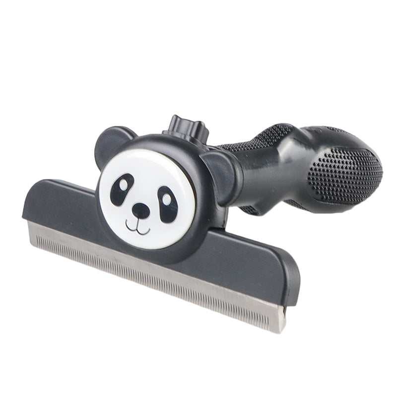 HKM-4206653 Pet Hair Removal Comb with Adjustable Blade Sizes for Effective Grooming