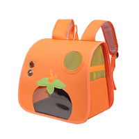 HKM-4207293 Large Capacity Lightweight Pet Backpack with Cartoon Design for Cats - Comfortable and Breathable, Nylon Material